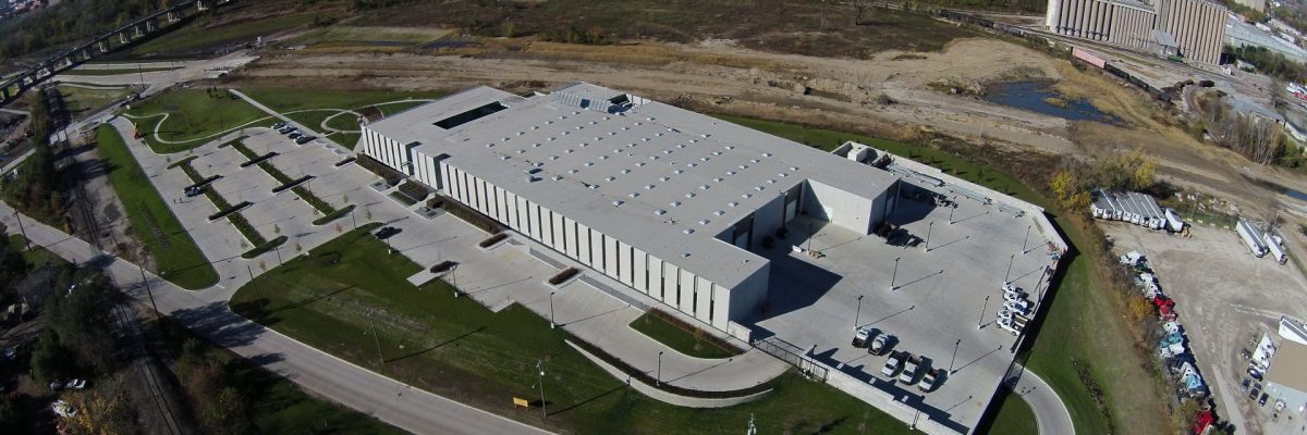 Des Moines Municipal Services Center Aerial View